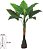 Planta Artificial Arvore Alocasia Real Toque X9 Verde 1.05m - Imagem 2