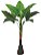 Planta Artificial Arvore Alocasia Real Toque X9 Verde 1.05m - Imagem 1
