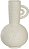 Vaso Decorativo Porcelana Off White 12,8cm - Imagem 1