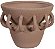 Vaso Decorativo Ceramica Terracota 31cm - Imagem 1