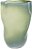 Vaso Decorativo Vidro Verde Leitoso 29cm - Imagem 1