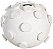 Vaso Decorativo Ceramica Balls Branco 20cm - Imagem 1