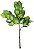 Planta Artificial Arvore Jiboia Real Toque X47 Verde Creme 1,3m - Imagem 1