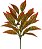 Planta Artificial Arvore Croton Real Toque X26 Verde Vermelho 76cm - Imagem 1