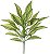 Planta Artificial Arvore Dracena Real Toque X26 Verde Creme 76cm - Imagem 1
