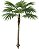 Planta Artificial Arvore Leque Real Toque X9 Verde 1.9m - Imagem 1