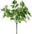 Planta Artificial Folhagem Jiboia Forracao Real Toque X63 Verde Creme  28cm - Imagem 1