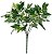 Planta Artificial Folhagem Hera Forracao Real Toque X63 Verde Branco 28cm - Imagem 1