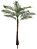 Planta Artificial Arvore Palmeira X10 Verde 1.55m - Imagem 1