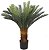 Planta Artificial Arvore Palmeira Cycas C/Pote X24 Verde 90cm - Imagem 1