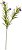 Planta Artificial Folhagem Haste Petunia Real Toque X3 Purpura 75cm - Imagem 1