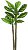 Planta Artificial Arvore C.N.P Golden X12 Verde Creme 1.6m - Imagem 1