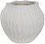 Vaso Decorativo Ceramica Organico Off White 20cm - Imagem 1