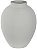 Vaso Decorativo Metal Off White 23,5cm - Imagem 1