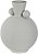 Vaso Decorativo Metal Balls Off White 24cm - Imagem 2