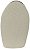 Vaso Decorativo Metal Folha Off White 29,5cm - Imagem 2
