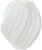 Vaso Decorativo Vidro Branco Fosco 23cm - Imagem 1