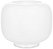 Vaso Decorativo Vidro Branco 26cm - Imagem 1