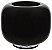 Vaso Decorativo Vidro Preto 20cm - Imagem 1