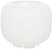 Vaso Decorativo Vidro Branco 20cm - Imagem 1