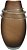 Vaso Decorativo Vidro Com Aplicacao Marrom 31,5cm - Imagem 1