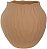 Vaso Decorativo Ceramica Organico Bege 26cm - Imagem 1
