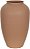 Vaso Decorativo Metal Texturizado Marrom 26,5cm - Imagem 1
