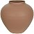 Vaso Decorativo Metal Texturizado Marrom 26,8cm - Imagem 1