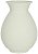 Vaso Decorativo Metal Texturizado Off White 20,5cm - Imagem 1