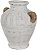 Vaso Decorativo Ceramica Com Alca Off White 32cm - Imagem 2