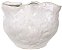 Vaso Decorativo Ceramica Off White 18cm - Imagem 1