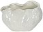 Vaso Decorativo Ceramica Off White 17,5cm - Imagem 1