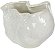 Vaso Decorativo Ceramica Off White 17,5cm - Imagem 2