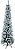 Planta Artificial Arvore Natal Boston Slim Nevada 250 Tips C/Base Metal Verde 1.5m - Imagem 1
