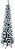 Planta Artificial Arvore Natal Boston Slim Nevada 600 Tips C/Base Metal Verde 2.4m - Imagem 1