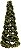 Planta Artificial Arvore Natal Davison 1700 Tips 800 Leds C/Base Metal Verde 2.1m - Imagem 1