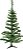 Árvore De Natal Tradicional. 90Tips C/Base Plastico Verde 90cm - Imagem 1