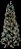 Planta Artificial Arvore Natal Led Gota Nevada 1070 Tips C/Base Metal Verde 2.10m - Imagem 1