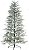 Planta Artificial Arvore Natal Viena Nevado 638 Tips C/Base Metal Verde 2.1m - Imagem 1