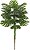 Planta Artificial Arvore Costela De Adao Real Toque X21 Verde 1.6m - Imagem 1
