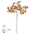 Planta Artificial Galho Folha X23 (marrom outono) 86cm - Imagem 1