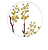 Planta Artificial Galho Berry C/Coat X187 (amarelo) 70cm - Imagem 2