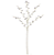 Planta Artificial Galho Semente X45 (purpura) 88cm - Imagem 1