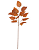 Planta Artificial Galho Folha X14 (chocolate outono) 88cm - Imagem 1