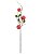 Planta Artificial Galho Fruta X3 (vermelho) 67cm - Imagem 2