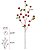 Planta Artificial Galho Fruta X16 (vermelho) 85cm - Imagem 1