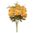 Buquê Artificial Rosa Hortensia C/Proteçâo UV X9 (amarelo outono) 48cm - Imagem 1