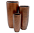 Vaso Fibrocimento C/3 UNI (cobre) 71cm - Imagem 1