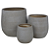Vaso Fibrocimento C/3 UNI (taupe) 57cm - Imagem 1