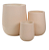 Vaso FibroCimento C/3 UNI (bege) 54cm - Imagem 1